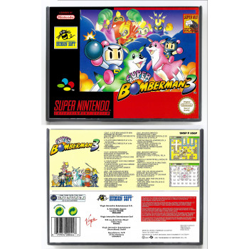 Super Bomberman 3 (SNES/SFC Hybrid Design)